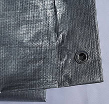 Тент "Сірий" 3х4м, щільність 150 г/м2, фото 3