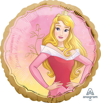 А 18" Aurora Once Upon A Time Foil Balloon. Фольгований шар Аврора