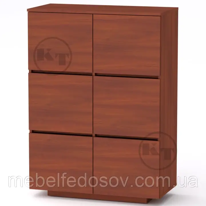 Тумба-2 високий комод із дверцятами МГ-5 (Компанит) 850х400х1180мм, фото 1