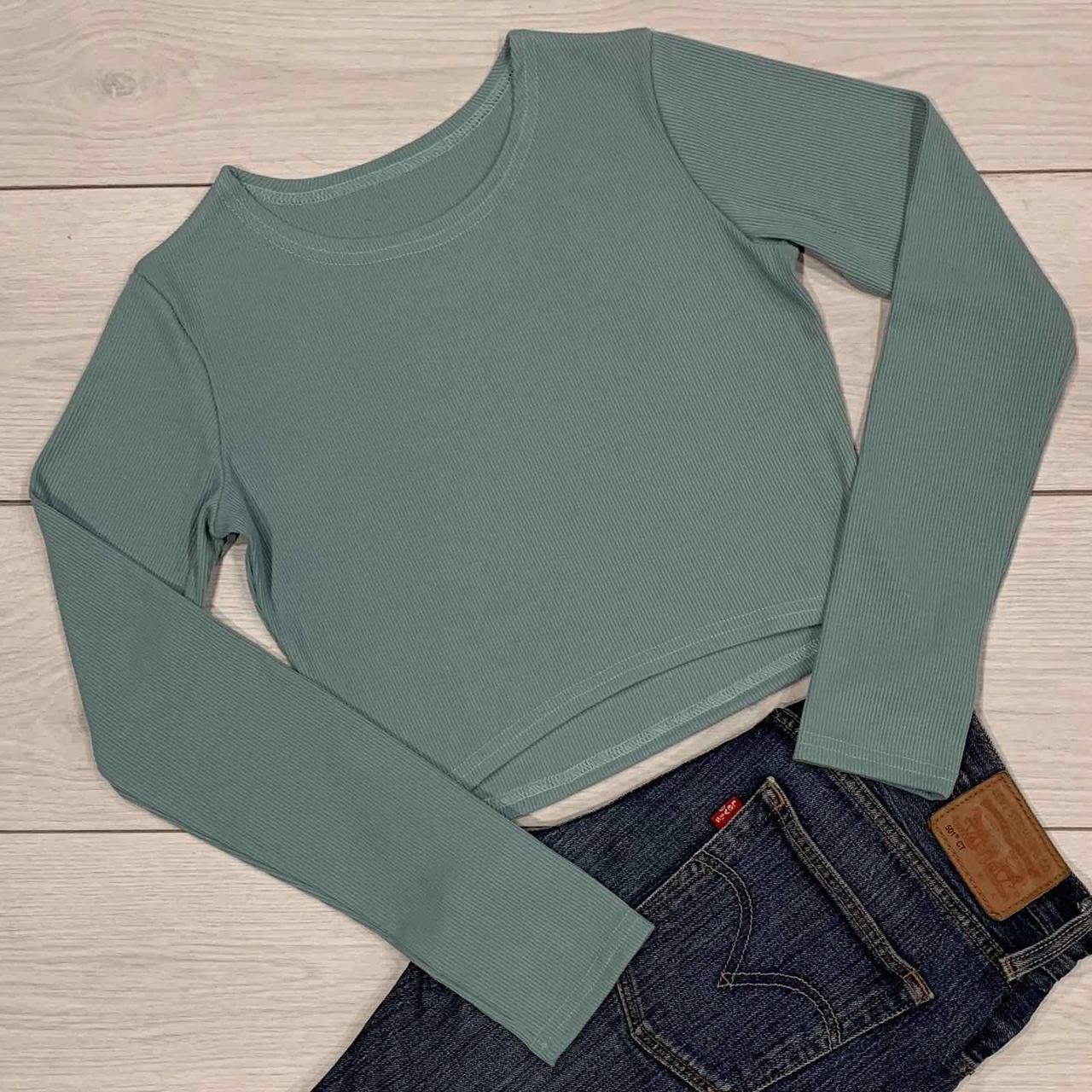 Кофта-топ жіноча в кольорі індиго.