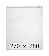 Пакети з замком слайдером - 270 × 280