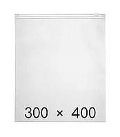 Пакети з замком слайдером - 300 × 400