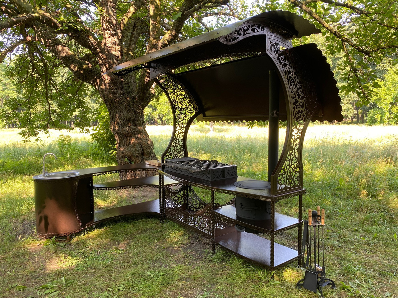 Купить мангал с угловой зоной "Аладдин" в Украине, цена производителя ...