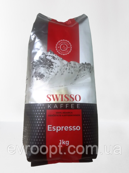 Кава в зернах Swisso Kaffee Espresso 1 kg