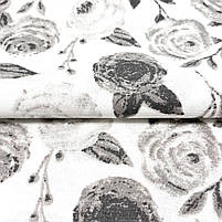 Польська бязь "Сірі троянди", фото 2