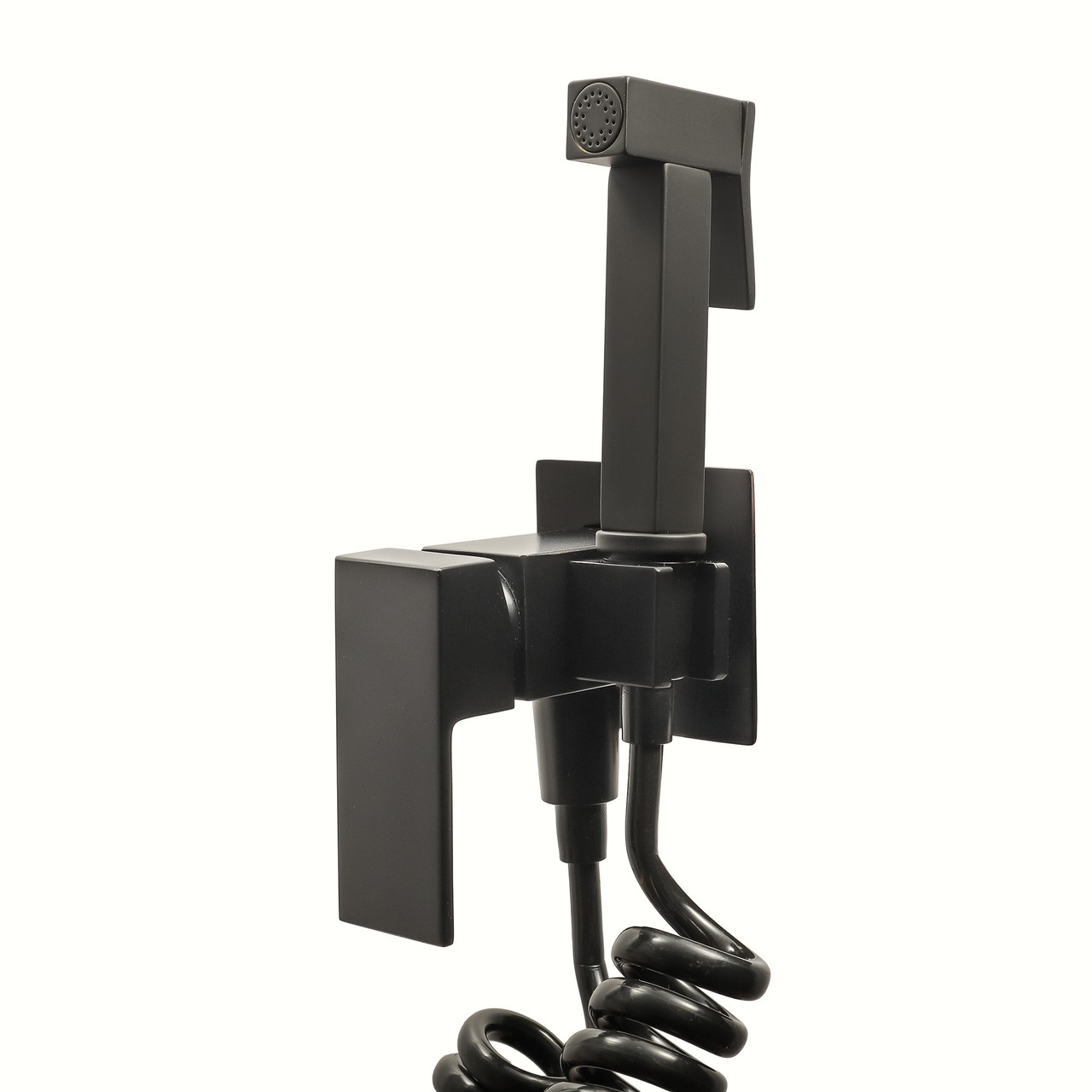 Набір для гігієнічного душу прихованого монтажу BSGD-04 чорного кольору.