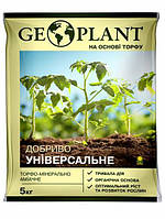 Органическое удобрение на основе торфа Geoplant, 5 кг
