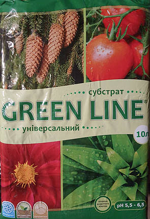 Субстрат Універсальний Green Line, 10 л, фото 1