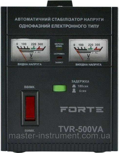 Стабілізатор напруги релейний FORTE TVR-500VA, фото 1