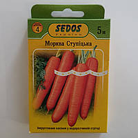 Морковь Ступицкая, семена на ленте Sedos, 5 метров