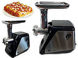 Електрична м'ясорубка соковичавниця шатківниця 3в1 3000 W Domotec MS-2024 М'ясорубка-соковичавниця з тертками, фото 10