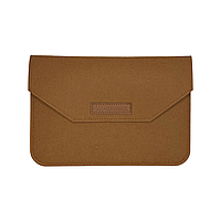 Войлочный чехол конверт ZAMAX для MacBook Air и Pro 13.3" сумка папка из войлока на Макбук коричневый