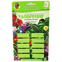 Удобрення в паличках Універсальне Чистий лист, 30 шт.