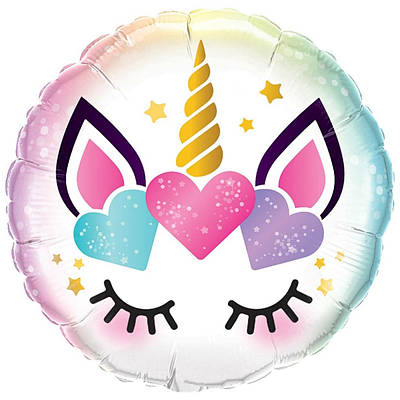 China 18" Ніжний єдиноріг Фольгована куля