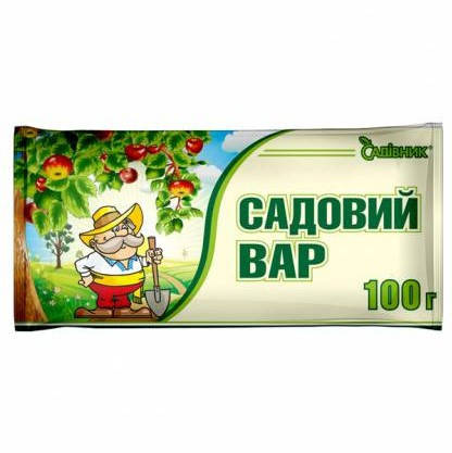 Садова замазка "Садовий вар" Садівник, 100 г, фото 1