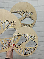 Трафарети з фанери Дерево життя Трафарет фанера Дерев'яний трафарет Заготовка для стабілізованого моху 30 см