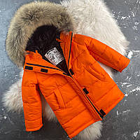 Зимняя детская куртка - пальто Baribal Orange