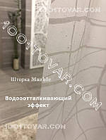 Тканинна шторка довга для ванної кімнати "Marble" Tropik, розмір 180х220 см., Туреччина