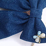 Стильний джинсовий бант, фото 3