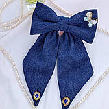 Стильний джинсовий бант, фото 2
