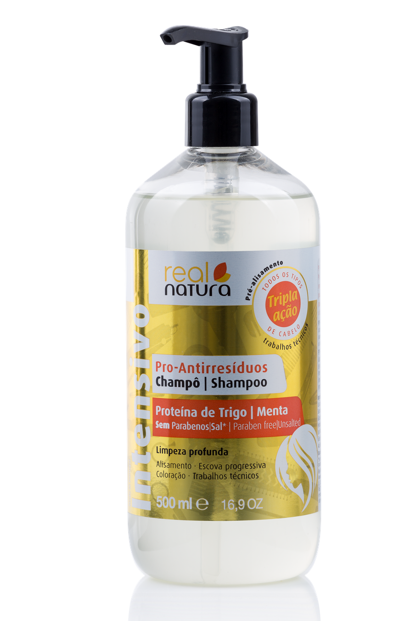 Шампунь Real Natura Pro-Antirresiduos для глибокого очищення волосся 500ml