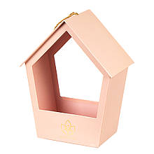 Коробка для квітів "Затишний будиночок" (pink)