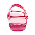 Жіночі шлепанці Крокс Cleo V Sandals Рожевого кольору, фото 3