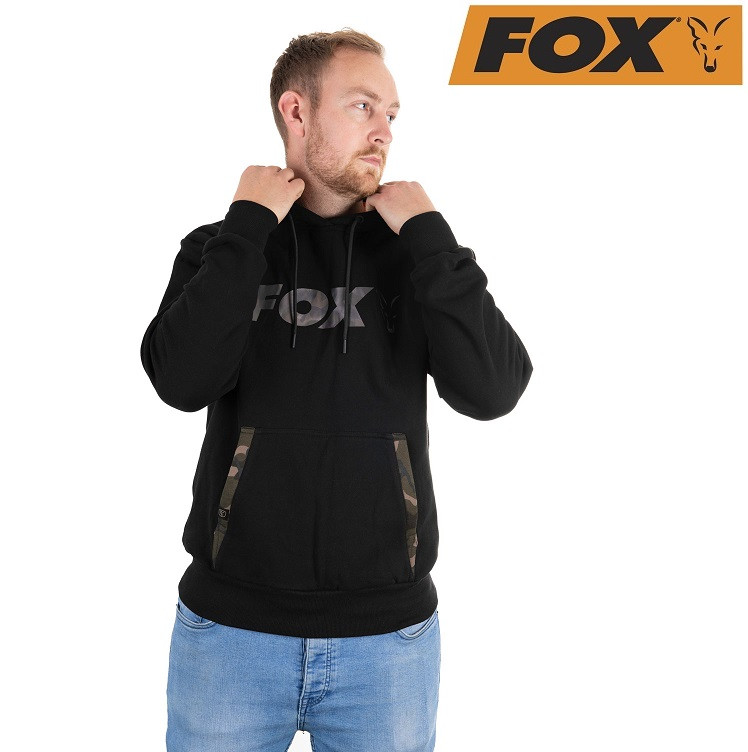 Толстовка Fox Black/Camo Hoody, фото 1