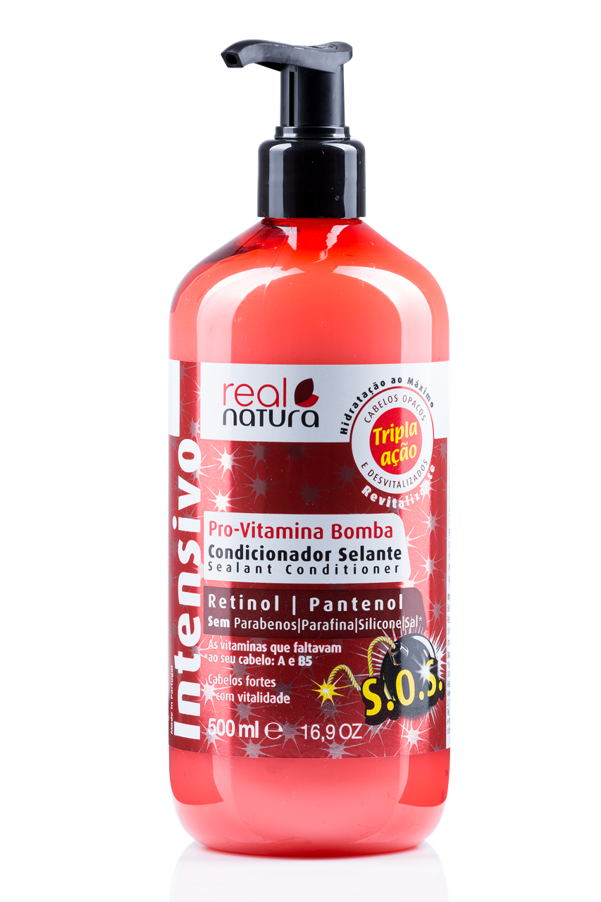 Кондиціонер Real Natura Pro-Vitamina Bomba для інтенсивного зволоження волосся 500ml