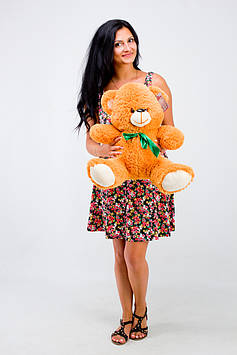 Плюшевий ведмедик Томмі 65 см. Карамельний