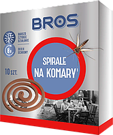 Спирали от комаров BROS инсектицидные 10шт.