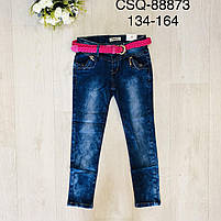 Джинси для дівчат оптом, Seagull, 134-164 см, № CSQ-88873, фото 2