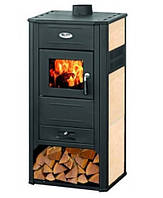 Чавунна піч BLIST AMBASADOR бежева 9 кВт камін буржуйка коза топка на дровах Чугунна піч