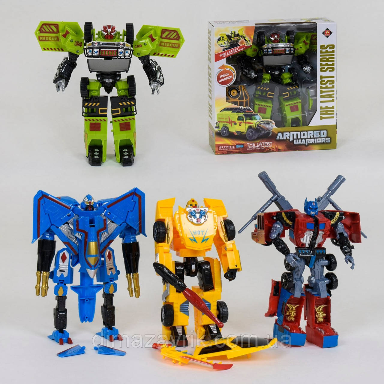 Трансформер робот 8001 ABEH 4 види в асортименті, фото 1