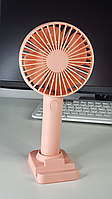 Портативный вентилятор F1/N10 Charge Handheld Fan с аккумулятором Розовый