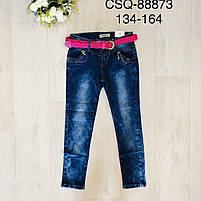 Джинси для дівчаток оптом, Seagull, 134-164 рр., арт. CSQ-88873, фото 2