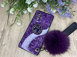 Чохол із посокетом Xiaomi Redmi Note 10 Pro (фіолетовий)