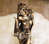 Статуетка Фортуна середня 39 см бронзового кольору, фото 4