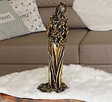 Статуетка Фортуна середня 39 см бронзового кольору, фото 3