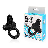 КІЛЬЦЕ ЕРЕКЦІОННЕ з вібрацією, D 27 мм, колір чорний