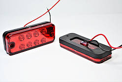 Габарит LED (NTK) 24v 8-діодний червоний 1шт