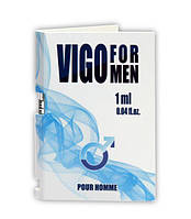 Пробник парфуми з феромонами чоловічі Vigo, 1 мл