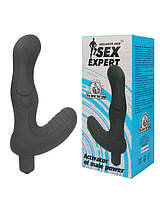 ВІБРОМАССАЖОР колір чорний, L 100 мм D 30 мм