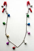 ЗАМІМИ ДЛЯ СКЛАДУ з ланцюжком 9 кульок, колір в асортименті, (метал)