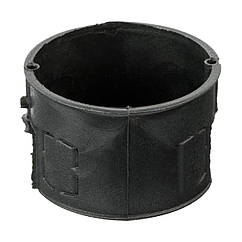 Коробка установча пласт. одинарна бетон з шурупами d60*40