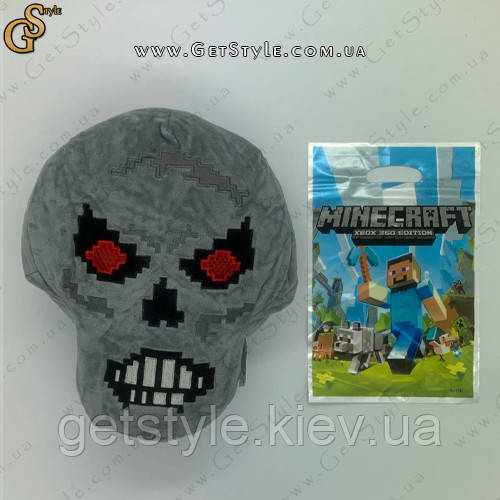 Іграшка Череп з Minecraft — "Skull Face" — 27 х 23 см, фото 1