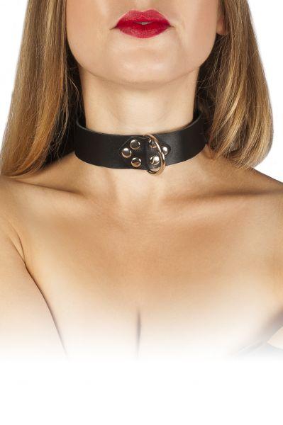 Нашийник Leather Collar, black
