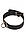 Нашийник Leather Collar, black, фото 2