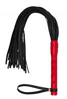 Флогер Premium Leather Flogger Red, кожа