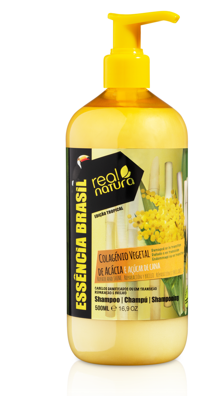 Шампунь Real Natura Colagénio Vegetal для зволоження і гладкість волосся 500ml
